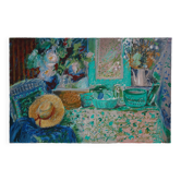 Yvonne Cheffer Delouis: Still life with hat, original signed lithograph