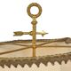 Gilded bronze and marble lamp in Empire style