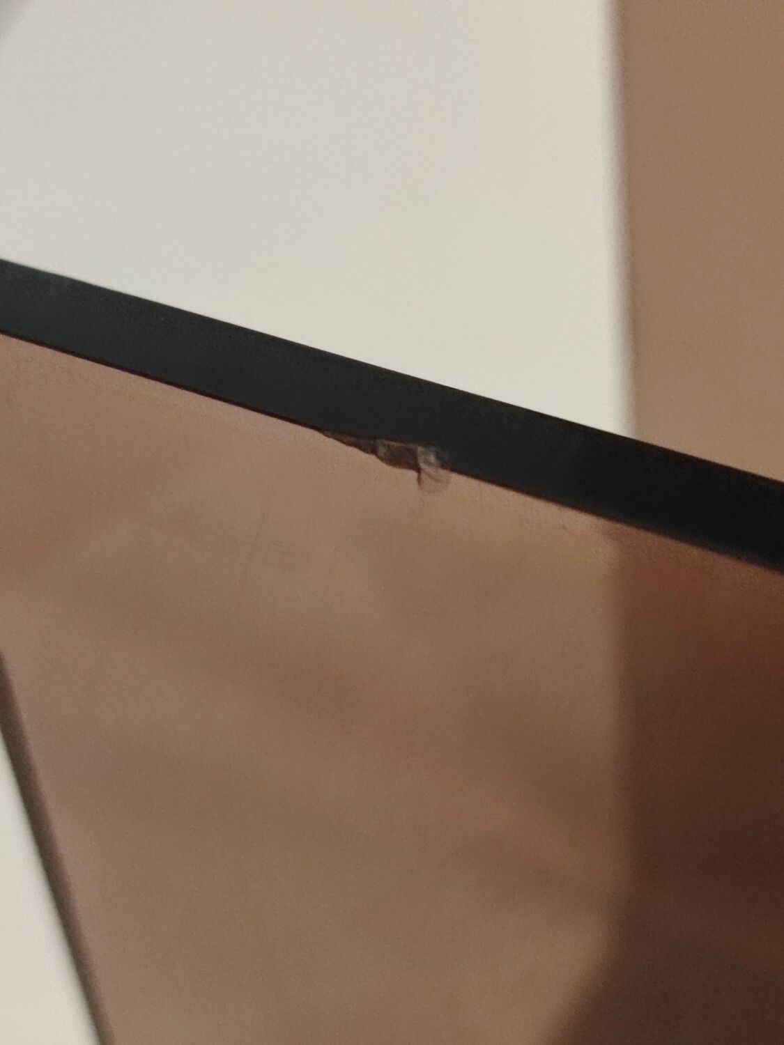 Smoked plexiglass magazine holder 70s.