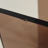 Smoked plexiglass magazine holder 70s.