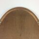 Miroir ovale cerclage bois massif 93 x 46 cm