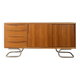 Wonderful partly solid sideboard in Scandinavian style from the 1950s