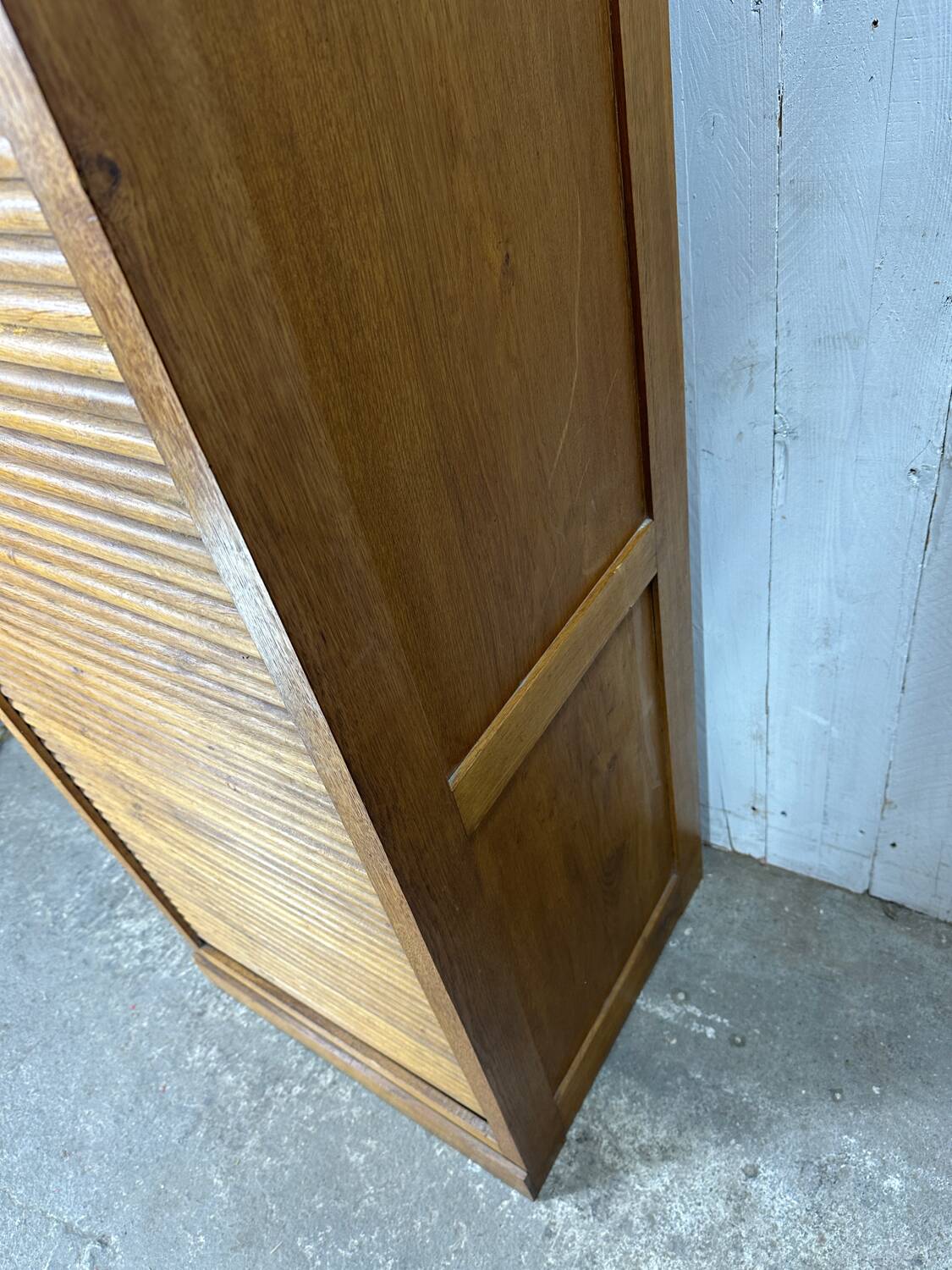 Large oak filing cabinet