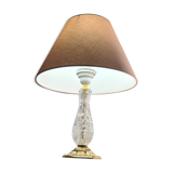 Lampe 1975 a 80 verre et  chrome or