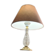 Lampe 1975 a 80 verre et  chrome or