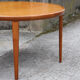 Danish teak extendable round table of the years 60