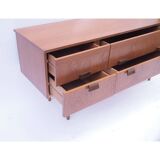 Scandinavian vintage sideboard with 6 drawers