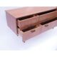 Scandinavian vintage sideboard with 6 drawers