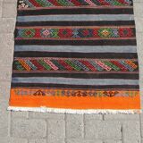 3x5 Anatolian Kilim rug - Geometric design Kilim handmade rugs