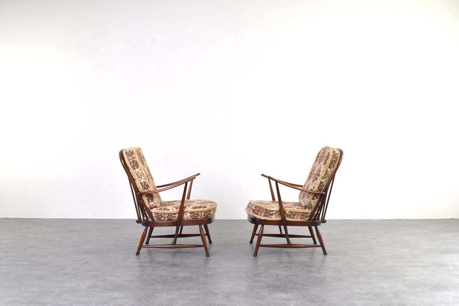 Vintage Armchairs by Lucian Ercolani for Ercol, 1960s, Set of 2.