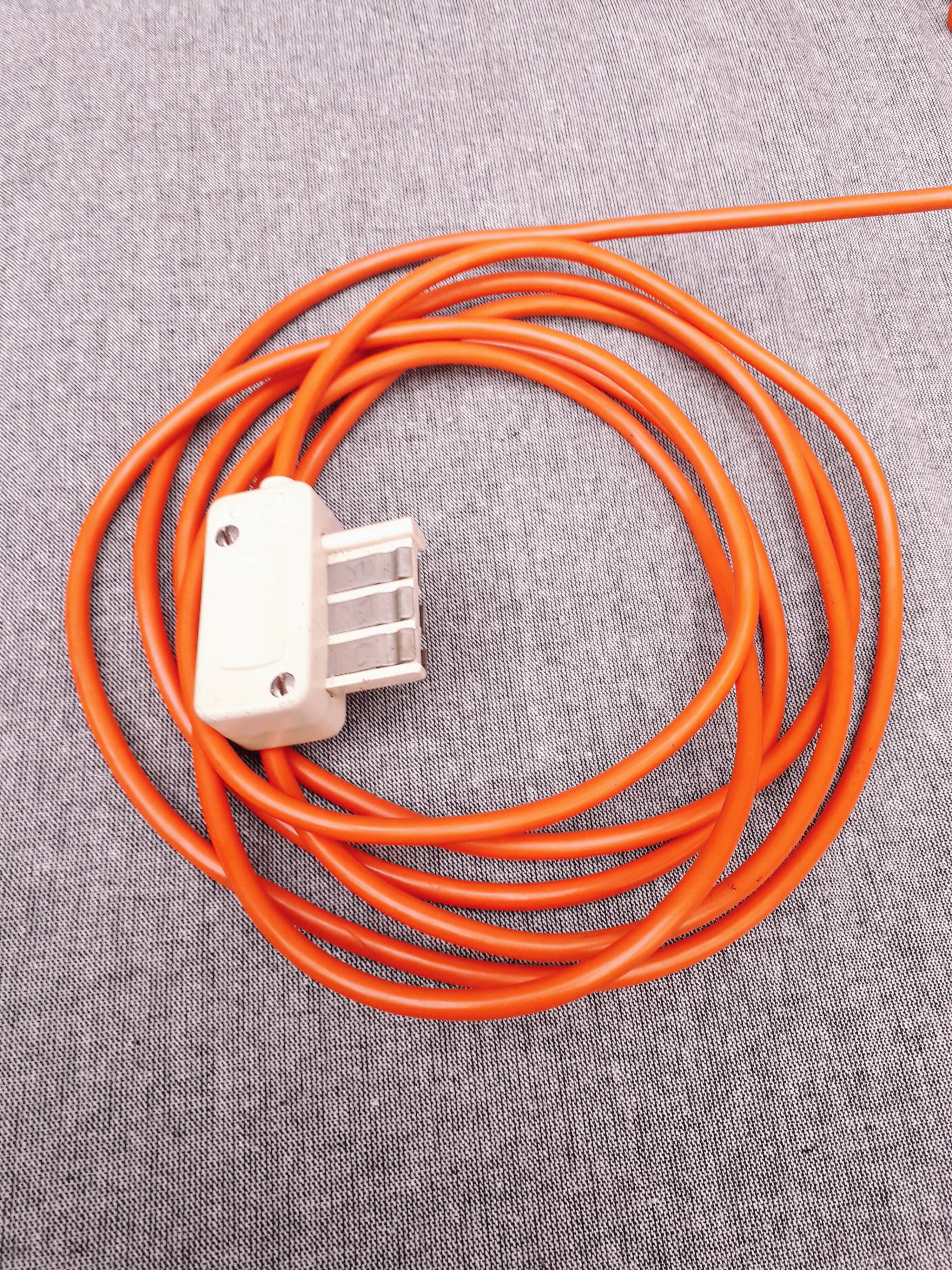 Phone orange vintage s63 socotel with dial