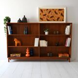 Large 1950s/60s Scandinavian Teak Bookcase