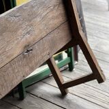 Wooden bench