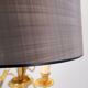 Pineapple Brass Floor Lamp in the Style of Maison Charles, Circa 1970