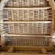 Fauteuil enfant en rotin vintage