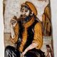 Painted and Glazed Terracotta Relief - Unique Work by Roberto Pucci - 1950s