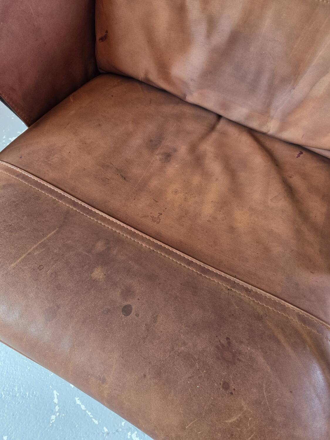 Leather armchair