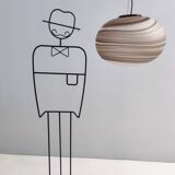 Adjustable Oval Glass Pendant "Giove" by Ludovico Diaz de Santillana for VeArt