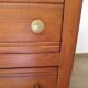 Art Deco chest of drawers in dark wood with 3 drawers, 1950s