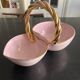 heart-shaped pocket dish in earthenware from Louviers