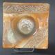 Glazed and sculpted stoneware catchall, signed vintage.
