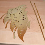 1962 Danish golden metal mobile