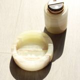 Vintage ashtray & table bookend in onyx - Art Deco period