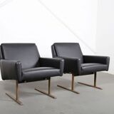 Lot de 4 fauteuils Wilkhahn Flexor et une table basse par Georg Leowald