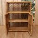 Braided rattan buffet