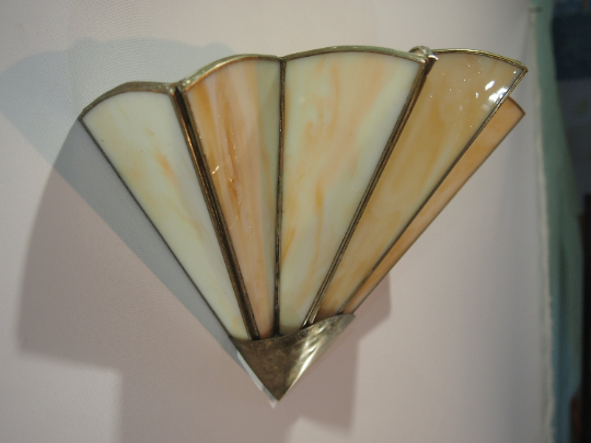 Glass paste sconce