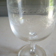 Set of 24 old engraved crystal foot glasses