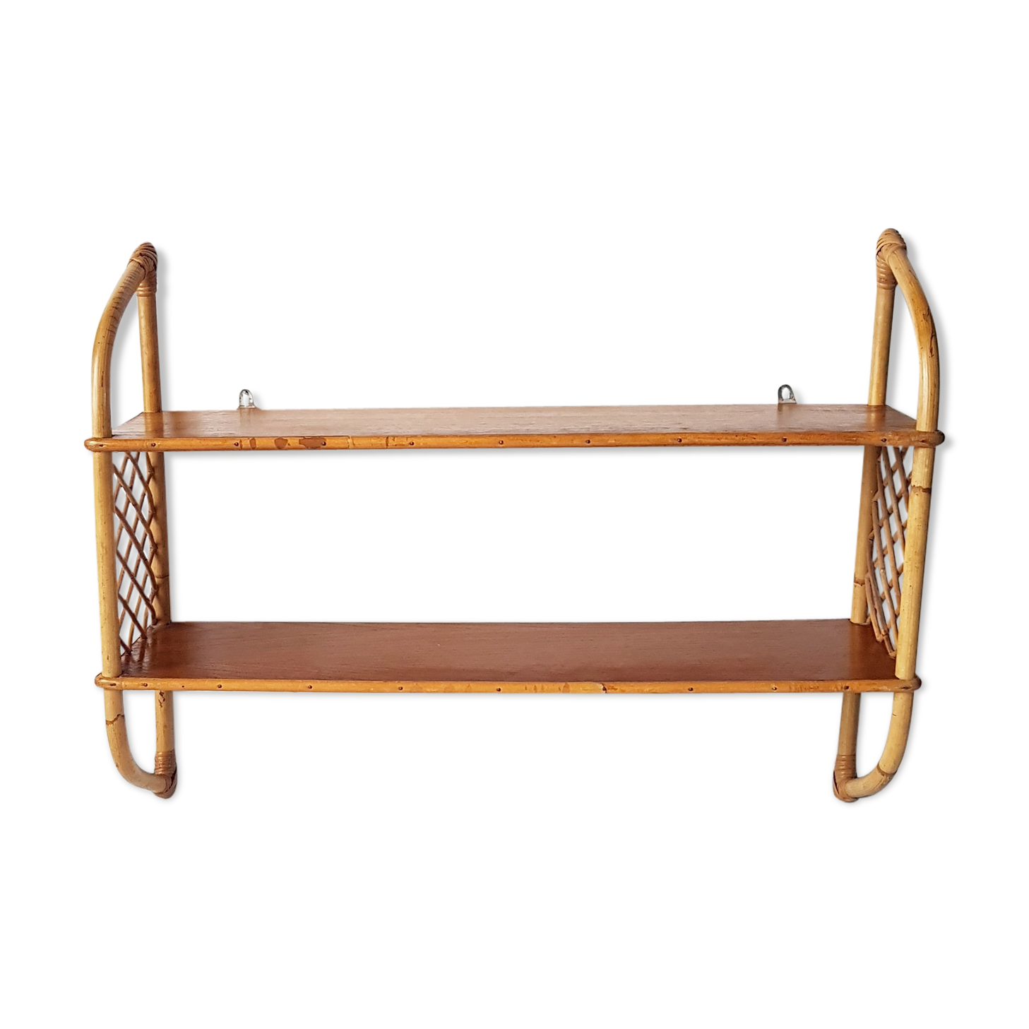1960s Rattan shelf