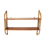 1960s Rattan shelf