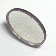 50 cm - Large round vintage wall mirror in smoked Plexiglas - 1960s-70s
