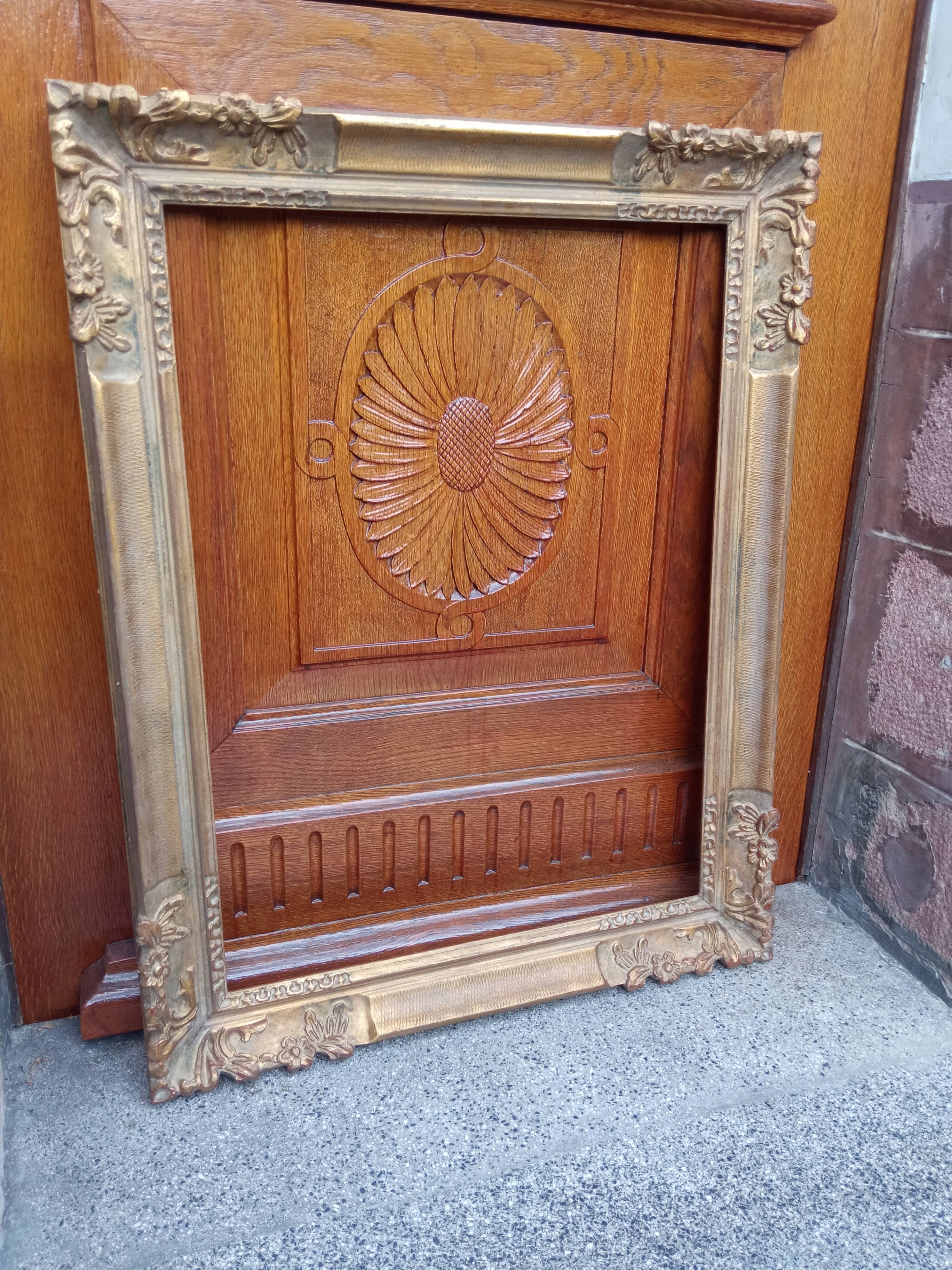 Louis XVI style Montparnasse frame gilded with leaf - 20P format
