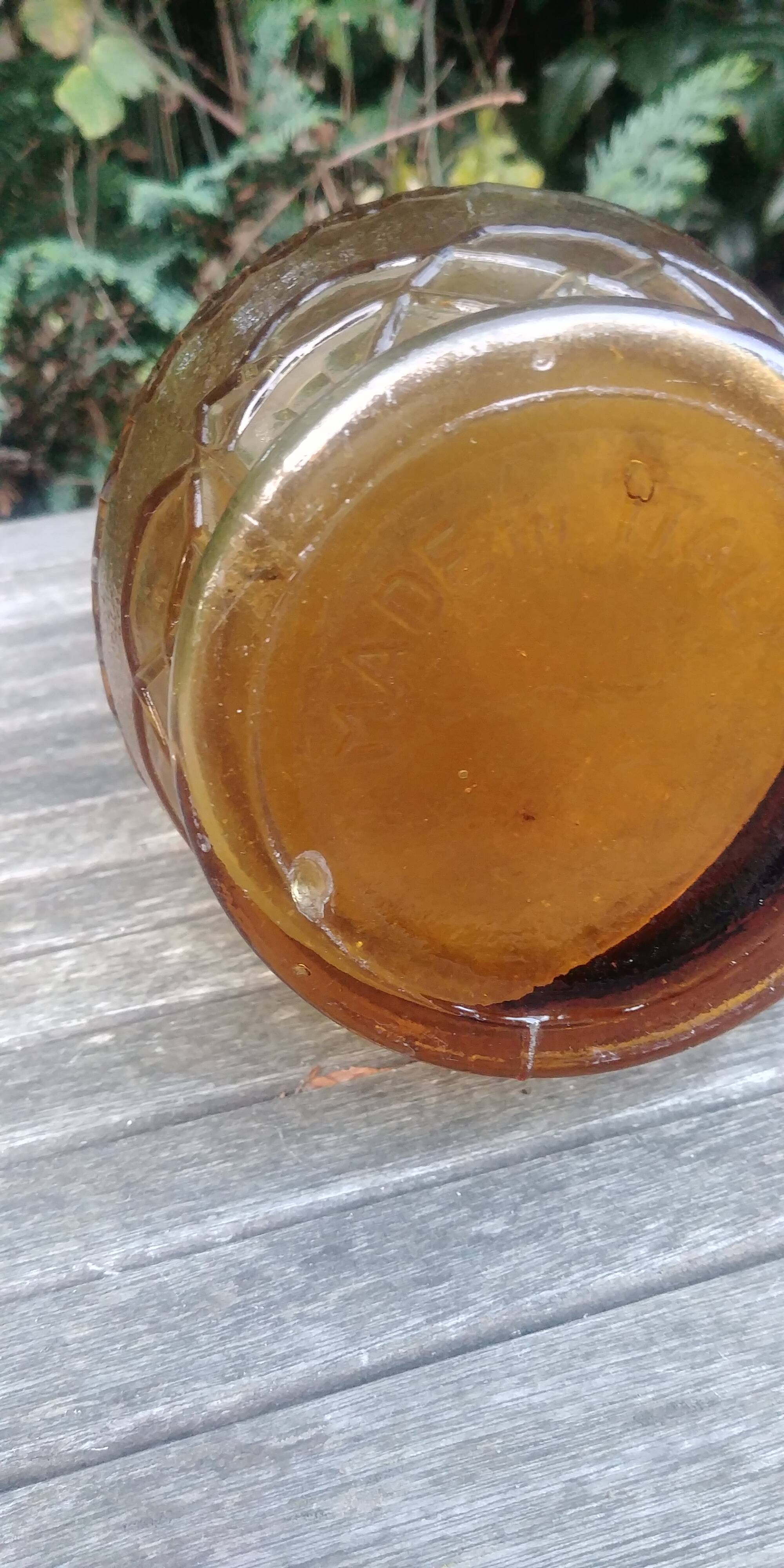 Empoli glass vase vintage 70s