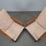 Pair of TON Mid-Century Modern Armchairs, Czechoslovakia, 1970s