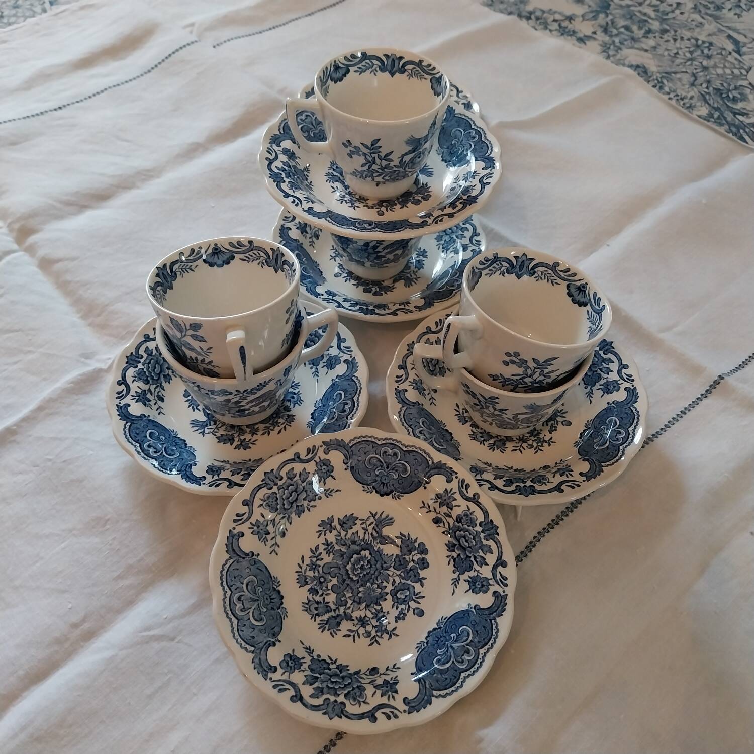 Ridgway English Cups and Saucers