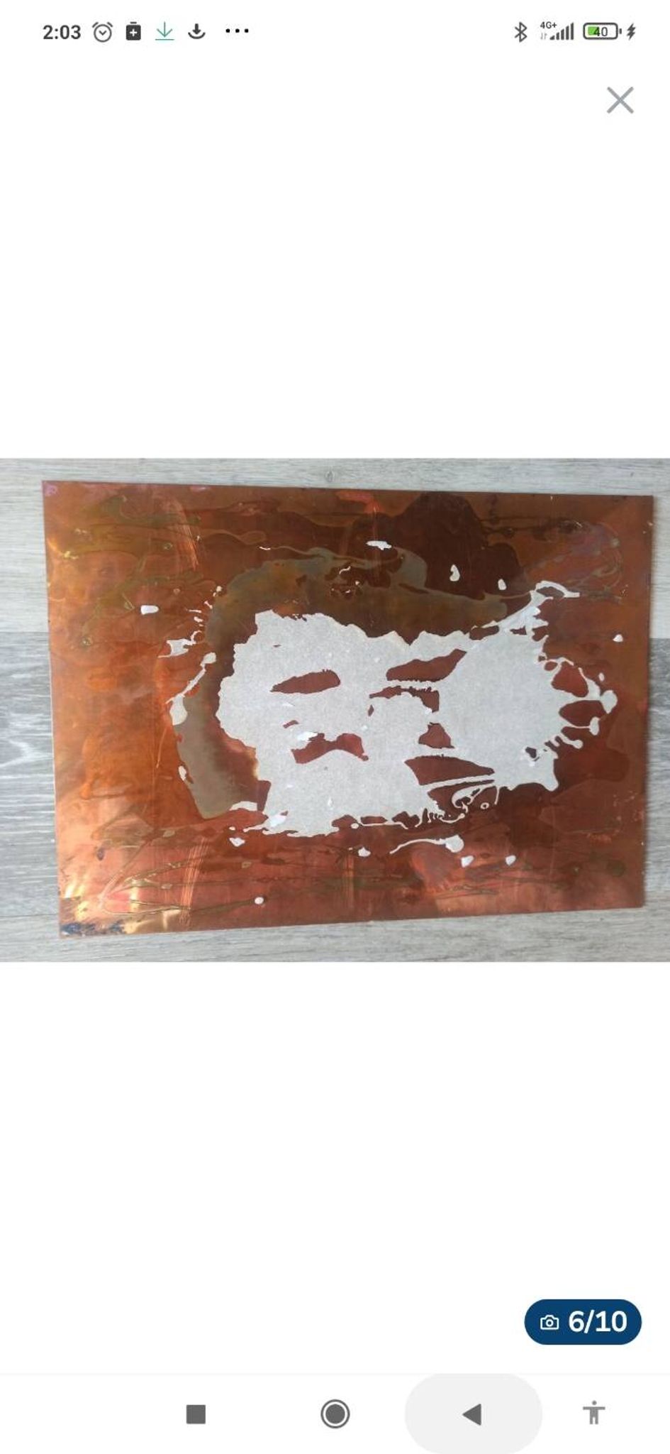 Dutch oil on copper