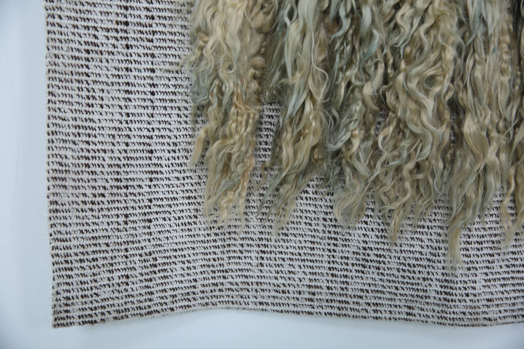 Handmade Turkish Vintage Wall Rug, 104x175Cm