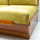 mid century sofabed in walnut by jindrich halabala for up zavody, 1950´s