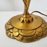 Art Deco lamp by P. Lucas in bronze