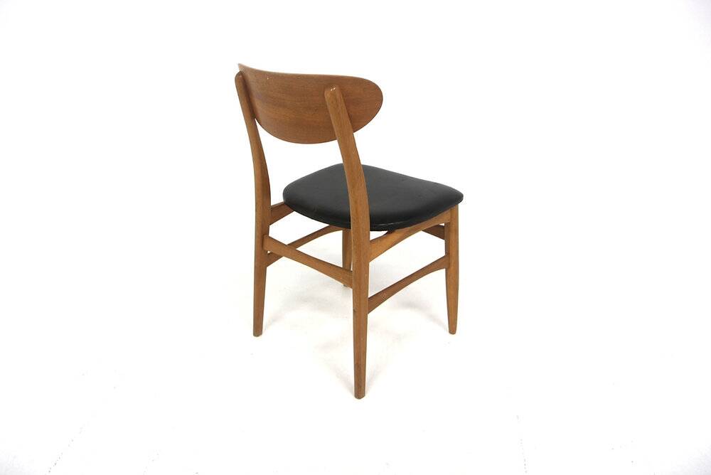 4 chaises scandinaves en teck, Suède, 1960