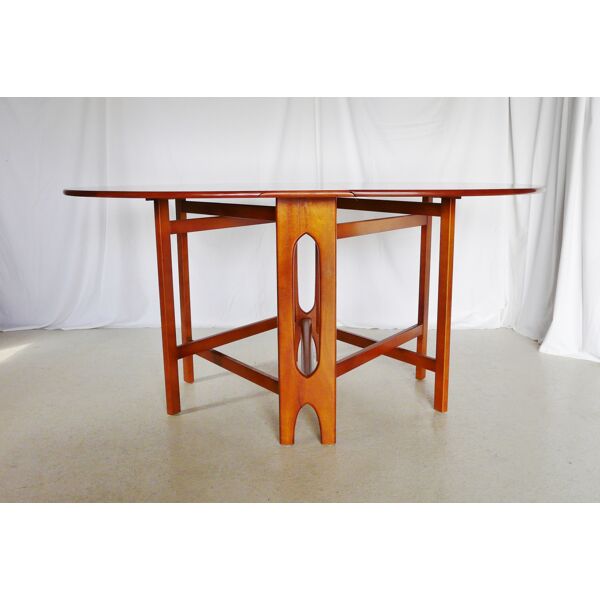 Table pliante vintage scandinave en teck | Selency