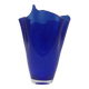 Murano - Cobalt blue glass handkerchief vase 25 cm high