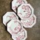 6 dessert plates in ironstone Clairefontaine, "Indiana" service.