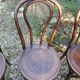 3 chaises de bistrot Fischel bois courbé