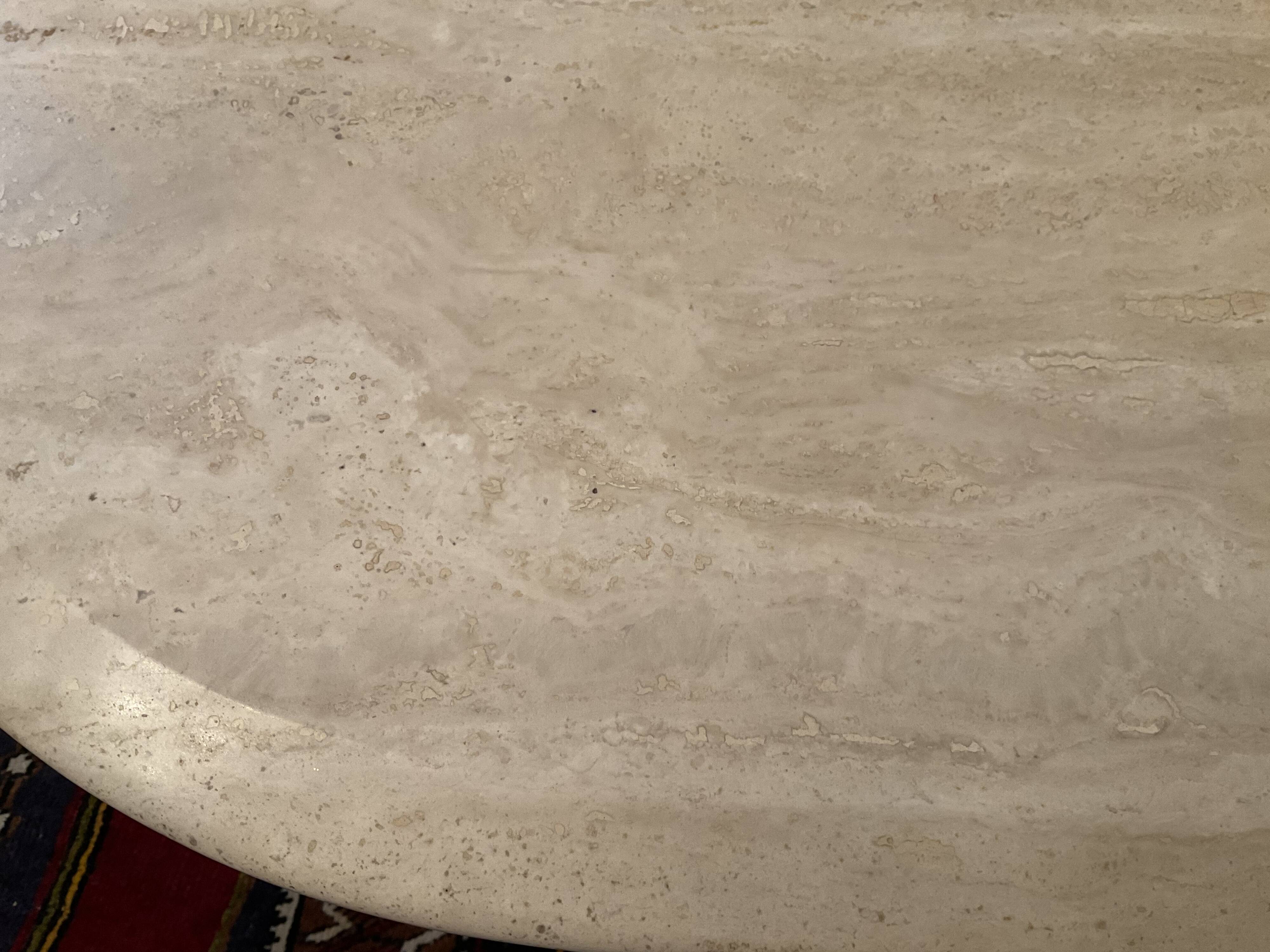 Travertine coffee table from the 70s-80s