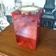 Ice Bucket or bottle cooler with brass details by Aldo Tura, Italy 1960s