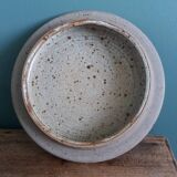 Caquelon couvert soupière en grès de Puisaye signé Jean-Pierre Prud’homme